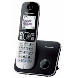 Panasonic KX-TG6811FXB / DECT bezdrátový telefon s 1.8" displejem 