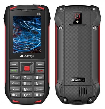 Aligator R40 eXtremo černo-červený / 2.4" / 5MP / Dual-SIM / IP68