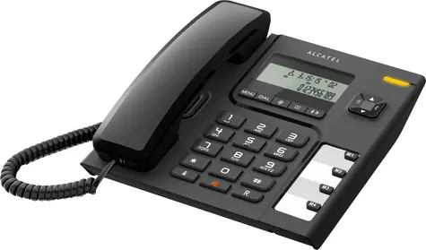 Alcatel T56 černá / analogový telefon s LCD displejem 