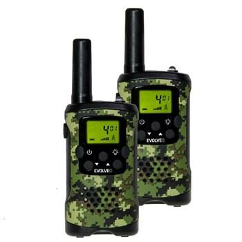 EVOLVEO FreeTalk XM2-2 / 2x vysílačka / LCD / dosah až 15km / 8 kanálů 