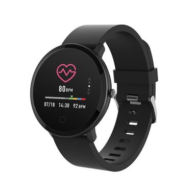 Forever ForeVive SB-320 černá / 1.3" IPS / 240x240 / BT 4.2 / IP67 / notifikace / krokoměr / srdeční tep / kalorie