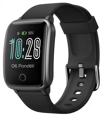 UMAX U-Band P2-L černá / Chytré hodinky / 1.3" / Bluetooth 4.2 / IP68