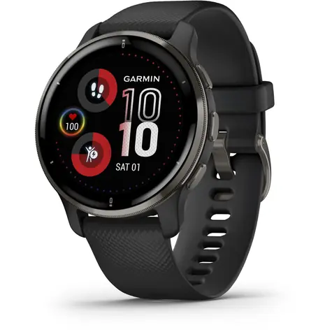 Garmin Venu 2 Plus černá / Chytré hodinky / 1.3" / BT / ANT+ / Wi-Fi / 5 ATM