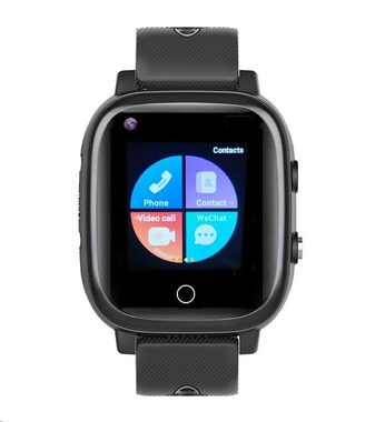 Garett Kids Sun Pro 4G černá / Chytré hodinky / 1.3" / krokoměr / SOS / SIM / GPS / Wi-Fi / IP67 / Android & iOS / doprodej