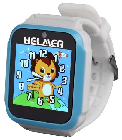 HELMER KW 801 modrá / Dětské chytré hodinky / 1.54" / 240 x 240 / microSD / fotoaparát 