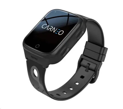 CARNEO GuardKid+ 4G Platinum černá / Chytré hodinky / 1.45" / 240x240 / IP67 / TFT / BT 