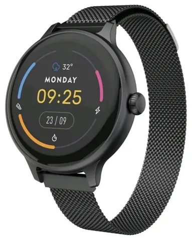 CARNEO Hero mini HR+ černá / Chytré hodinky / 1.1" AMOLED / 360x360 / IP67 / BT