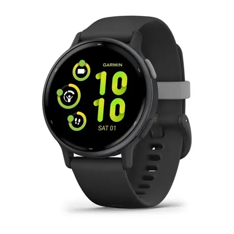 Garmin VívoActive 5 černá / Chytré hodinky / 1.2" / BT / ANT+ / Wi-Fi / 5 ATM