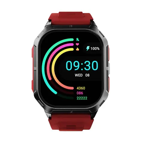 HiFuture Ultra 3 SmartWatch červená / chytré hodinky / TFT / 2" / IP68 / Bluetooth 5.2 / Wi-Fi