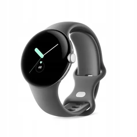 Google Pixel Watch 41mm stříbrno-šedá / Chytré hodinky / 1.2" / AMOLED / 5ATM / Wi-Fi / BT