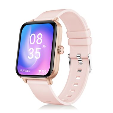 Niceboy Watch Lite 4 růžová / Chytré hodinky / 1.83" IPS / Bluetooth 5.3 / IP67 