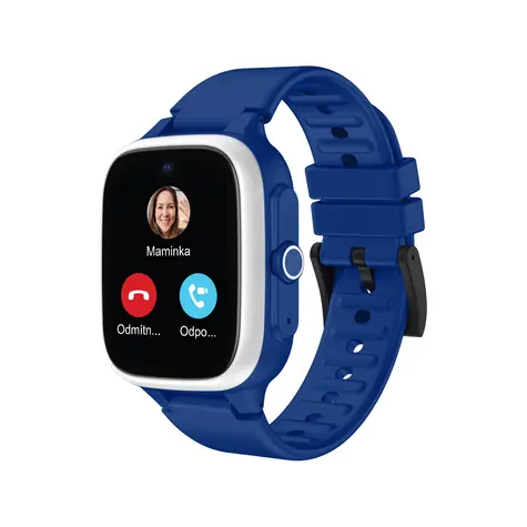 LAMAX WatchY4 Play modrá / Chytré hodinky pro děti / 1.4" Displej / IP68 / Android & iOS