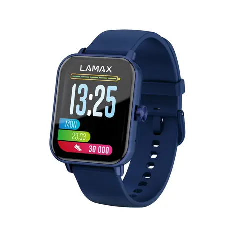 LAMAX BCool 2 Play modrá / Chytré hodinky pro děti / 1.83" Displej / 1ATM / Android & iOS 