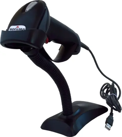VIRTUOS HT-900A černá / kit USB / snímač 1D čárových kódů /emulace (KBW / RS-232) / černá / doprodej