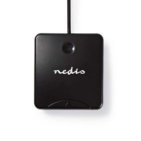 NEDIS CRDRU2SM1BK - Čtečka čipových karet Smart Card (ID / eObčanka) Černá / USB 2.0