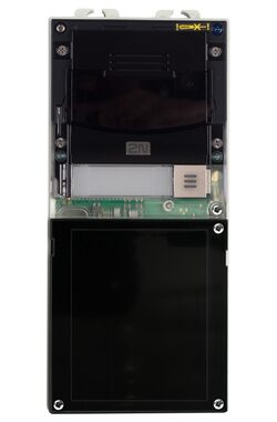 2N ATEUS-9155101B IP Verso černá - dveřní interkom / 1 tl./ bez kamery