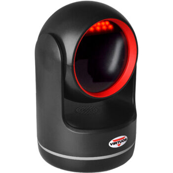 VIRTUOS EHE0009 černá / snímač 1D & 2D čárových kódů / emulace RS-232 / USB