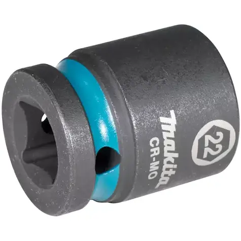 Makita IMPACT BLACK E-16184 / klíč nástrčný 1/2" / čtyřhran / 22mm