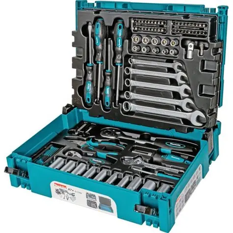 Makita E-11542 / Sada ručního nářadí / 87 dílů 
