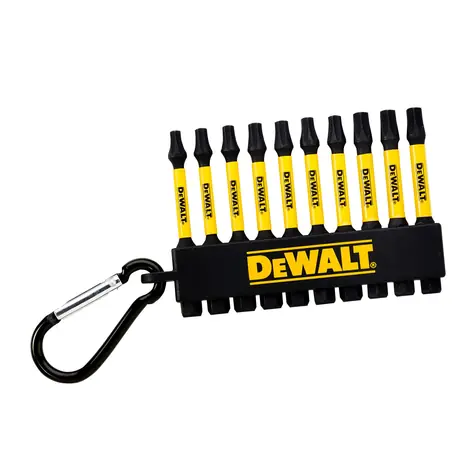 DeWalt DT7275 / Sada bitů s karabinou 3xT20 & 4xT25 & 3xT30 / 10 ks