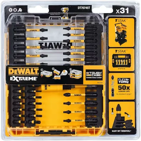 DeWalt DT70745T Extreme FlexTorq / Sada bitů / 31ks