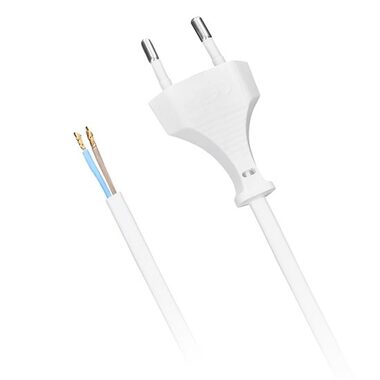 Solight PF07 flexo šňůra 2m bílá / 2x 0.5mm2