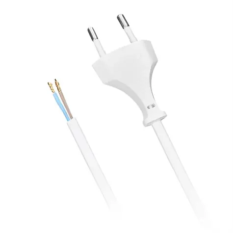 Solight PF08 flexo šňůra 3m bílá / 2x 0.5mm2 