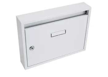 OEM Schránka poštovní paneláková 320 x 240 x 60 mm bílá / bez děr 