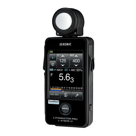 Sekonic Expozimetr L-478 DR LiteMaster PRO pro PocketWizard System Light Meter