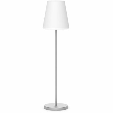 Bazar - New Garden Lola Slim 120 šedá / Solární podlahová lampa / LED / 4.5W / 600 lm / Li-Ion / IP65 / bazar