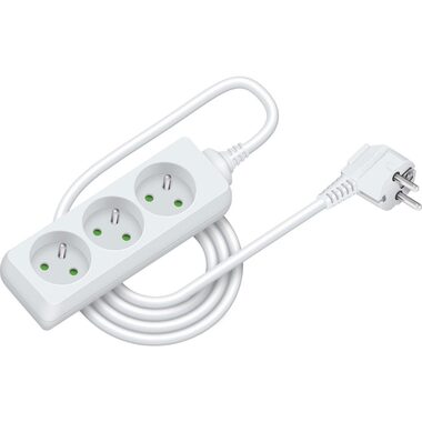 RETLUX RPC 02 Prodlužovací přívod 3 zásuvky 3×1.0mm 2m bílá