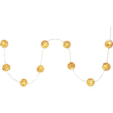 RETLUX RXL 237 Koule měděné 10LED 3000K - teplá bílá / Časovač