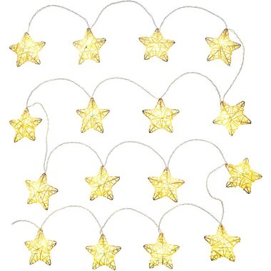 RETLUX RXL 249 přírodní hvězda 16x 3000K - teplá bílá / Časovač