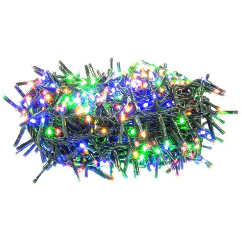 RETLUX RXL 289 řetěz - ježek 600LED 11+5m multicolor / Časovač