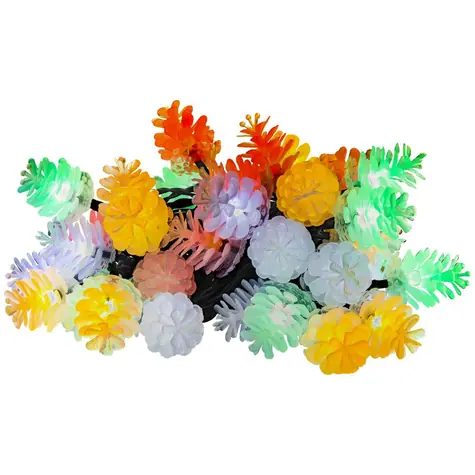RETLUX RXL 308 řetěz se šiškami 40LED multicolor 10+5m 
