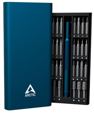ARCTIC Precision Screwdriver Toolkit modrá / Sada bitů se šroubovákem