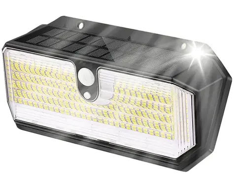 Viking S282 venkovní solární LED světlo s pohybovým senzorem / 2600lm / IP65 