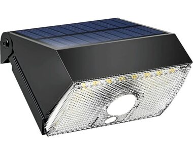 Viking SR11 venkovní solární LED světlo s pohybovým senzorem / 1000lm / IP54 