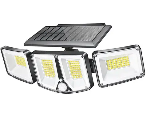 Viking S180 venkovní solární LED světlo s pohybovým senzorem / 1000lm / IP65