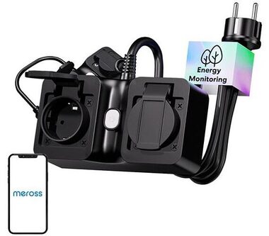 Meross MOP320MA-EU WiFi / venkovní zásuvka / IP44 