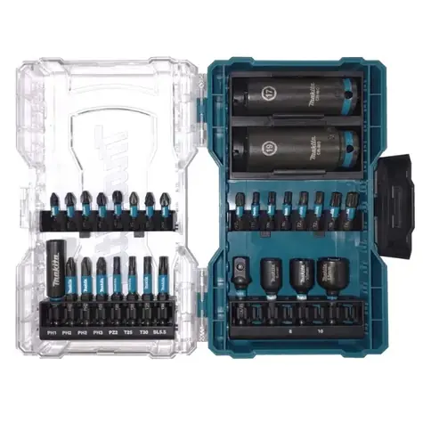Makita E-22903 IMPACT BLACK / sada torzních bitů 1/4" / 30 ks / v plastové krabičce