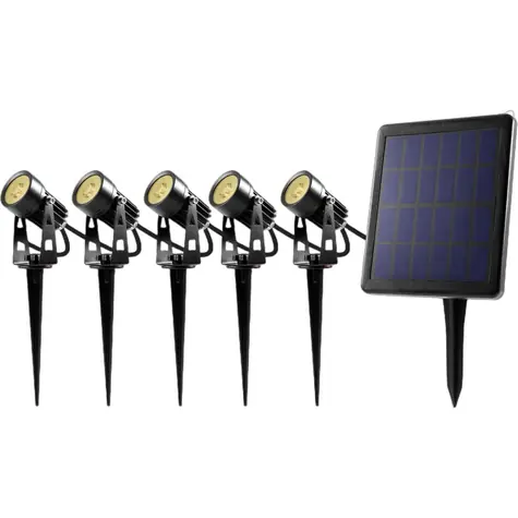 RETLUX RGL 119 solarní svítidlo set 5x / 200 lm / 3300K - teplá bílá