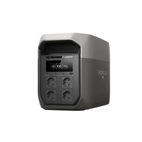 EcoFlow DELTA 3 Max / Přenosná napájecí stanice / LiFePO4 / 2048 Wh / USB-A / USB-C / AC/DC