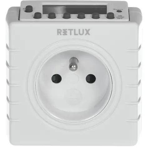 RETLUX RST 14DIN Časový spínač Digitální 