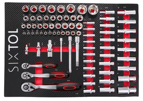 SIXTOL MECHANIC TOOL TRAY 1 - 80ks / Modul s nářadím do dílenského vozíku 