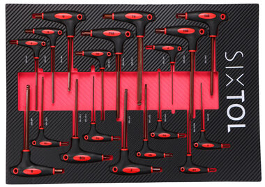 SIXTOL MECHANIC TOOL TRAY 5 - 18ks / Modul s nářadím do dílenského vozíku 