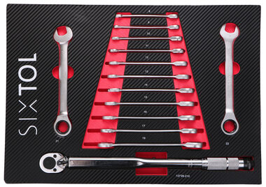 SIXTOL MECHANIC TOOL TRAY 7 - 14ks / Modul s nářadím do dílenského vozíku 