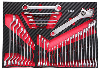 SIXTOL MECHANIC TOOL TRAY 11 - 39ks / Modul s nářadím do dílenského vozíku 