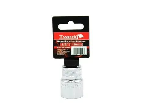 TVARDY Nástrčná hlavice dvanáctihranná 1/2" 20 mm 