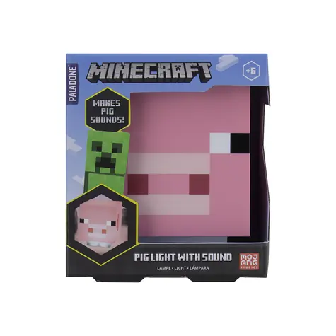 Paladone Light Pig Minecraft / Stolní lampa / 3x AAA